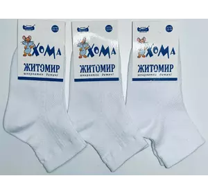 Шкарпетки дитячі білі сітка 12-14 Хома