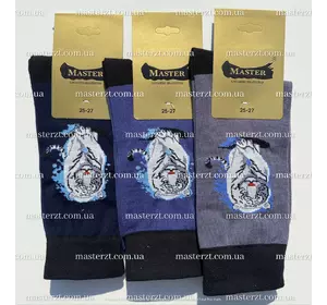 Шкарпетки чоловічі Мастер 25-27 демісезонні ТМ "MASTER" БЕЗШОВНІ Тигр, Люкс якість! Шкарпетки чоловічі Мастер 25-27 демісезонні ТМ "MASTER" БЕЗШОВНІ Тигр, Люкс якість!