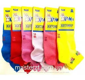 Шкарпетки дитячі сітка 14-16 дівчинка мікс Хома Шкарпетки дитячі сітка 14-16 дівчинка мікс Хома