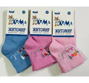 Шкарпетки дитячі демісезонні 8-10  ТМ "ХОМА"  ДІВЧИНКА КИЦЯ Шкарпетки дитячі демісезонні 8-10  ТМ "ХОМА"  ДІВЧИНКА КИЦЯ