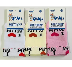 Шкарпетки дитячі весна осінь хлопчик 10-12  ТМ "ХОМА"АЙ ЛАВЮ МАМ Шкарпетки дитячі весна осінь хлопчик 10-12  ТМ "ХОМА"АЙ ЛАВЮ МАМ